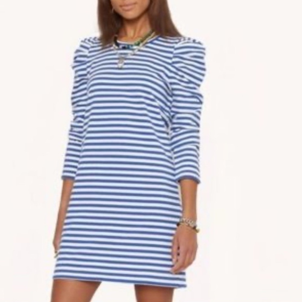 Rebecca Minkoff Blue and White Striped Dress